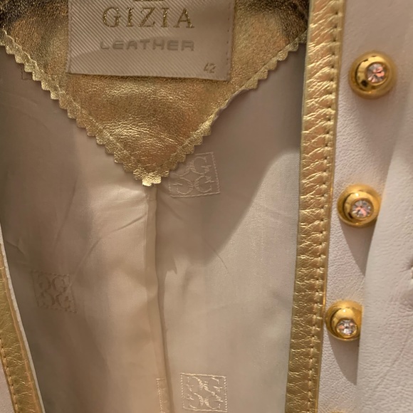 Gizia size 42 Lather coat - Picture 3 of 16